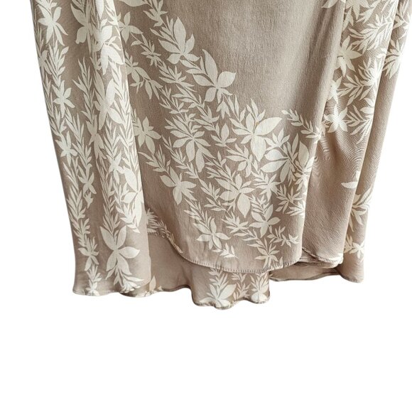 100% Silk Tracy Reese Asymmetrical One-Shoulder Floral Print Silk Dress Size 8 - Picture 8 of 14